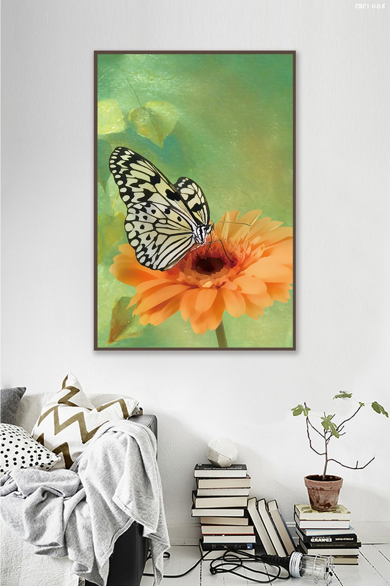 Tranh hoa cúc CHC1-008